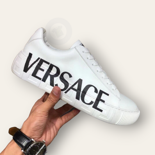 Mens Versace Greca Logo Sneakers